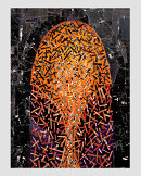 Portal paper and acrylic  on canvas, 'Portal '